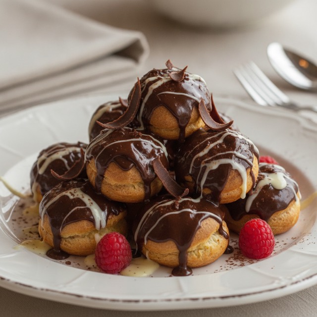 Bignè al cioccolato
